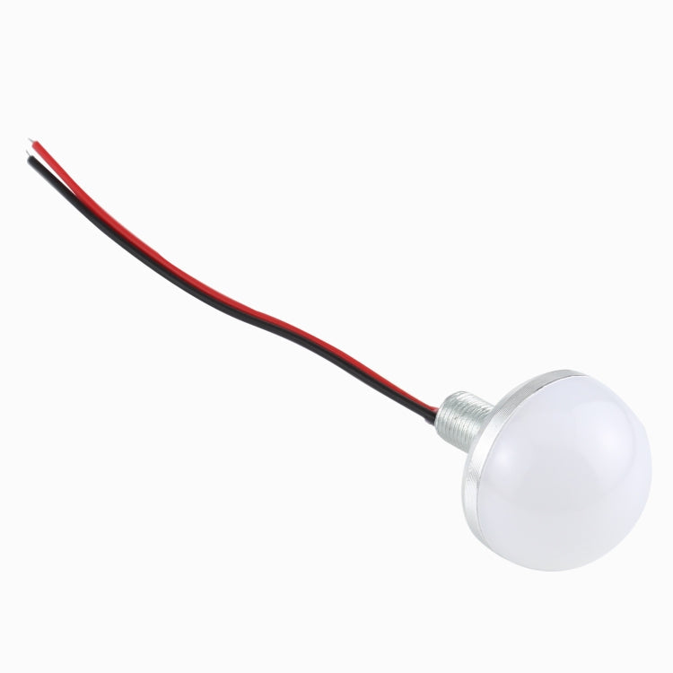 35mm 3W Semi-circular LED Bulbs, DC 24V (White Light)
