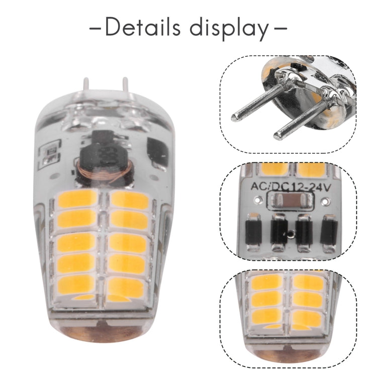 GY6.35 3W 245-280LM 20 LED SMD 2835 Dimmer Corn Light Bulb, AC/DC 12V(White Light)