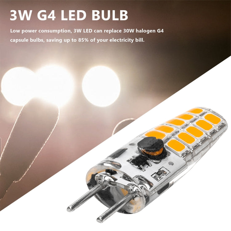 GY6.35 3W 245-280LM 20 LED SMD 2835 Dimmer Corn Light Bulb, AC/DC 12V(White Light)