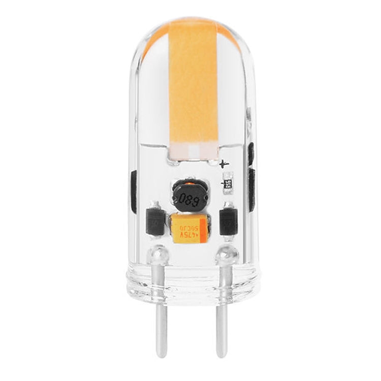 GY6.35 2W 110-140LM LED 1505 COB Corn Light Bulb, AC/DC 12V (Warm White)