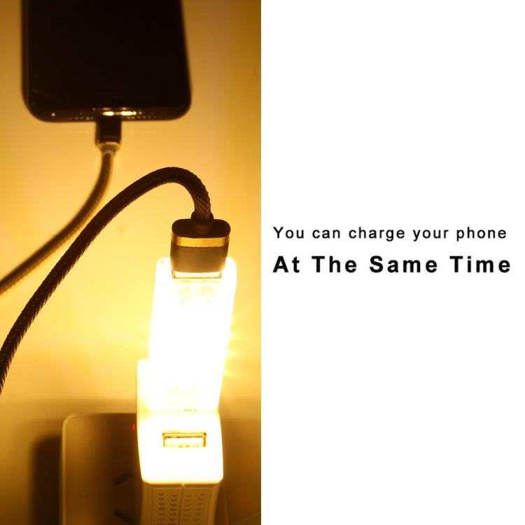 12 LEDs Double Sided Stackable USB Light(Warm White)