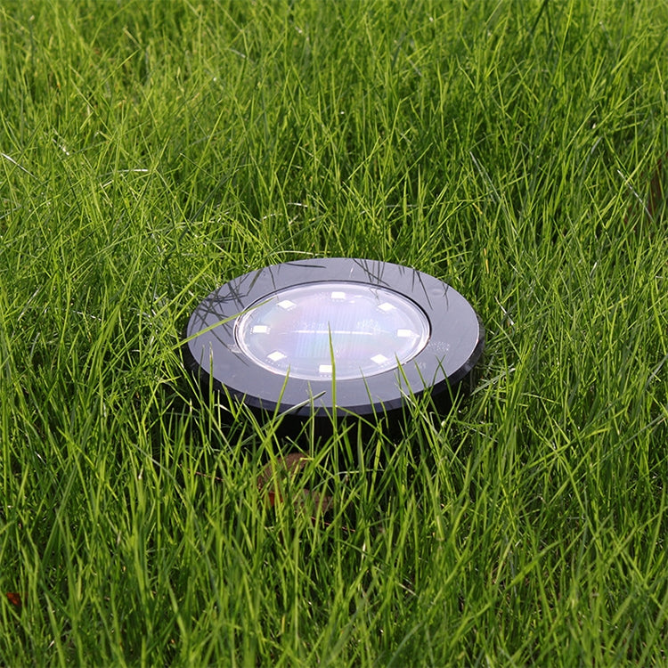 4 PCS 8 LEDs IP65 Waterproof Solar Powered Buried Lamp Garden Villa Garden Lawn Decorative Spotlight(White Light)
