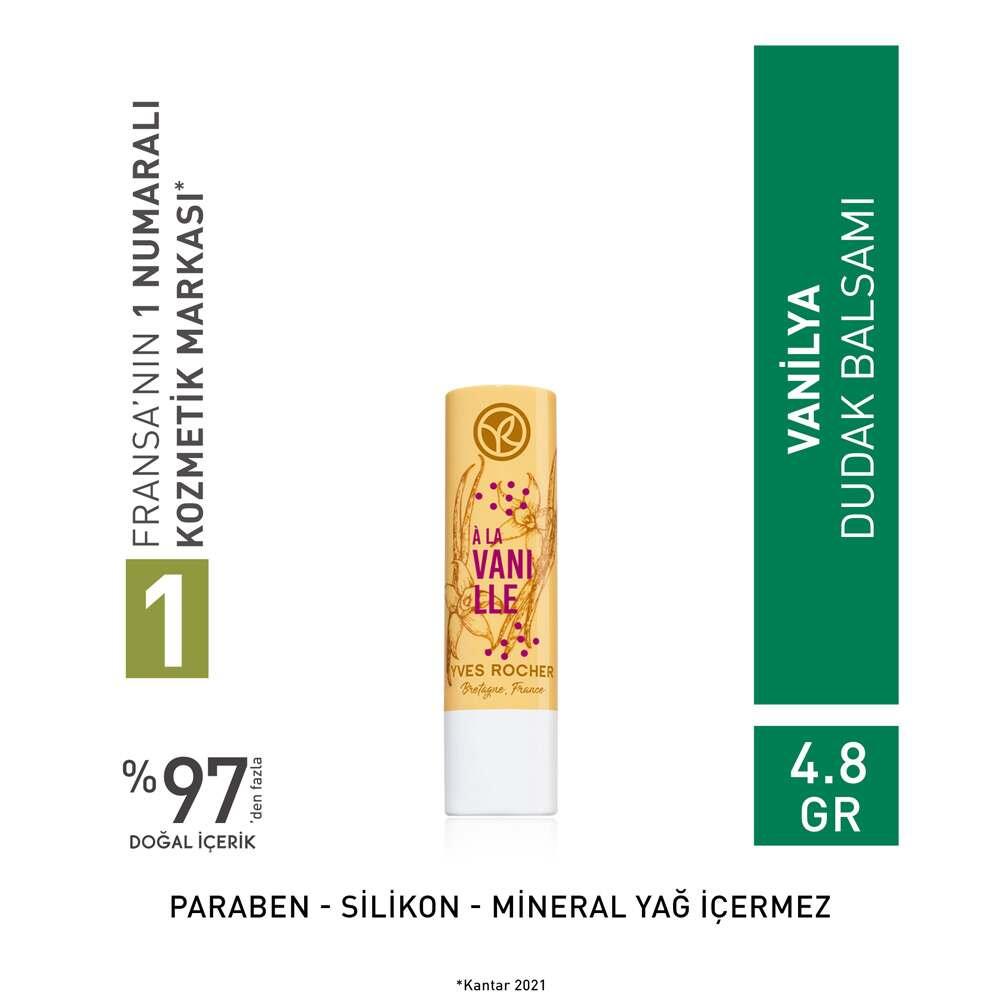 Vanilla Nourishing Lip Balm for Soft Hydrated Lips 10ml