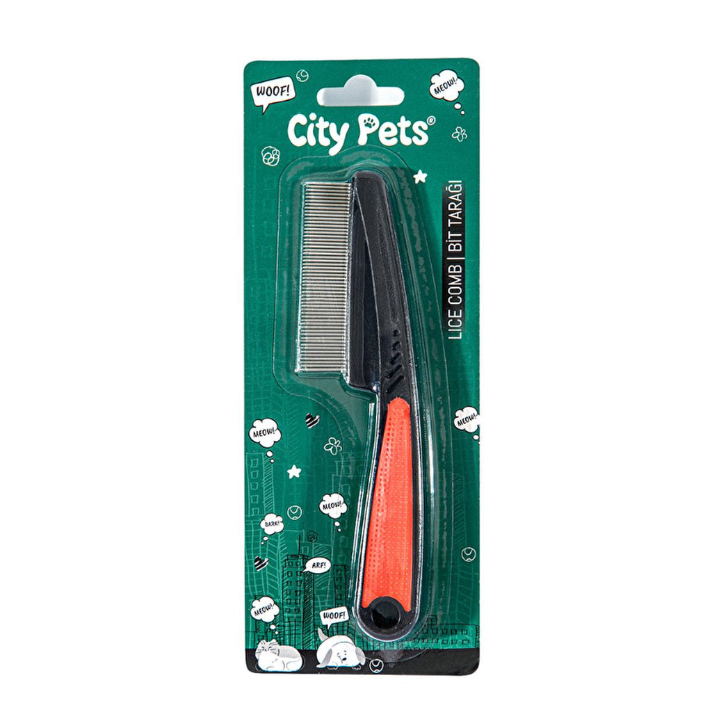 City Pets Pet Grooming Tool - Effective Flea Comb & Lice Removal for Pets - Pet Hygiene Solution