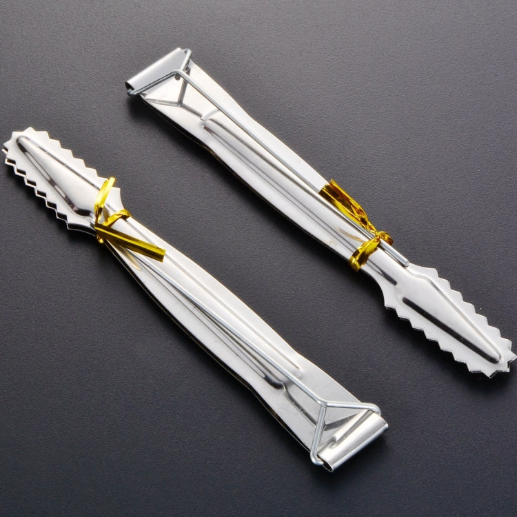 10pcs Hookah Charcoal Metal Clips, Size: Small