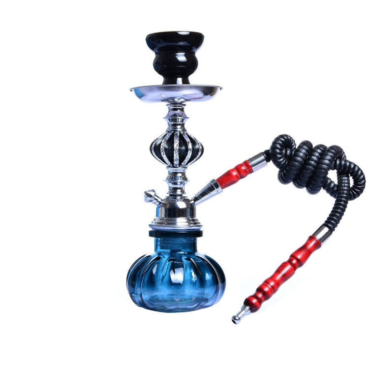 Single Tube Glass Hookah (Black)