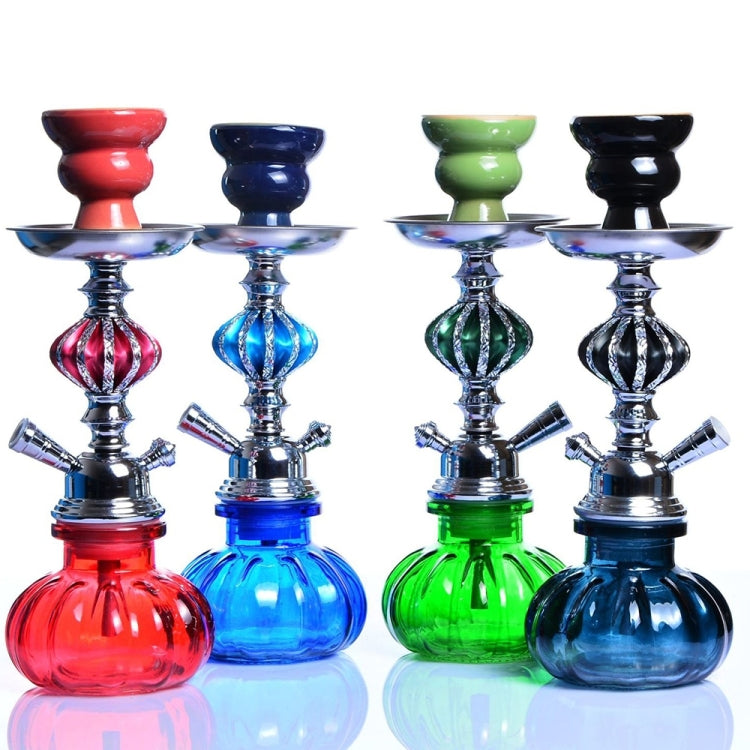 Single Tube Glass Hookah (Black)
