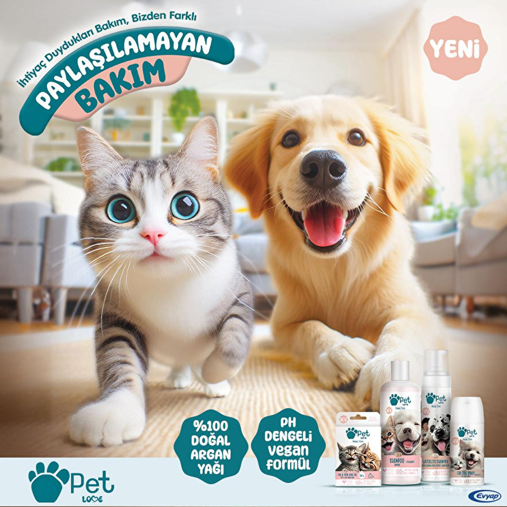 Pet Love Pet Grooming Wipes with 100% Natural Argan Oil - Convenient, Chemical-Free Cleaning for Pets