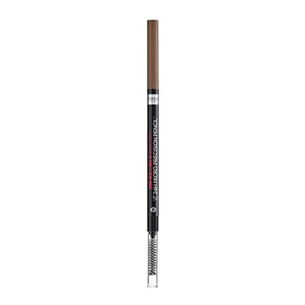 L'OrŽal Paris Infaillible 24H Micro Precision Eyebrow Pencil - Brunette Shade, Long-Lasting, Precise Eyebrow Definition