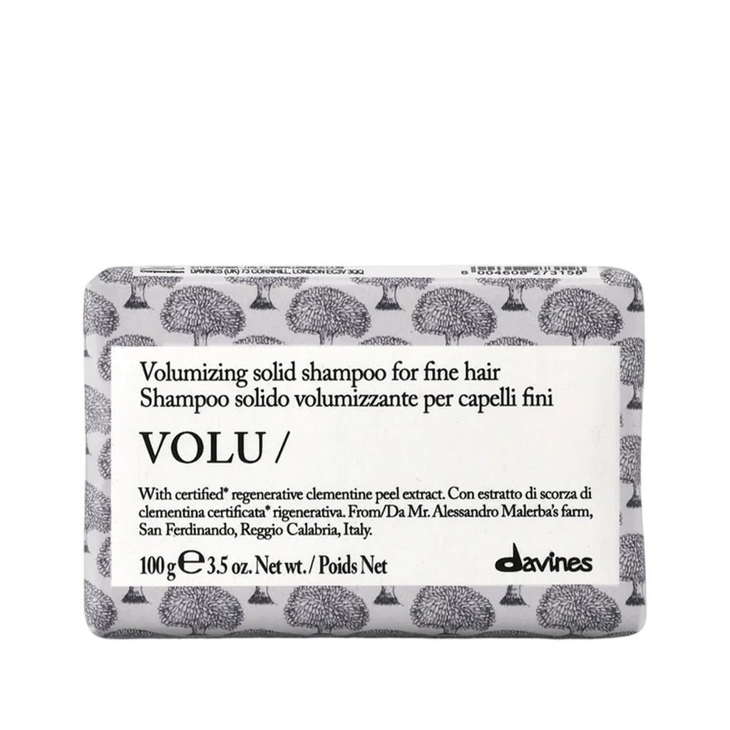 Davines Volu Volume Enhancing Shampoo Bar for Fine Hair 100g