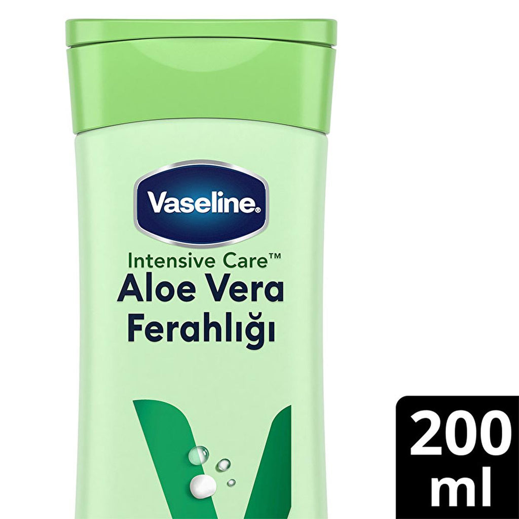 Vaseline Aloe Vera Body Lotion - 48 Hour Moisturization, Non-Greasy, Dry Skin Relief