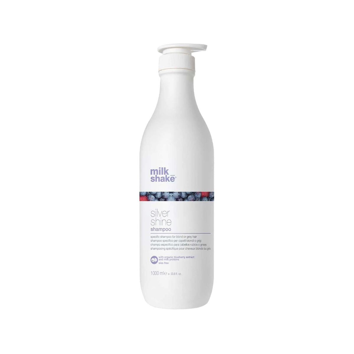 milk_shake Silver Shine Yellow & Grey Hair Toning Shampoo 1000 ml
