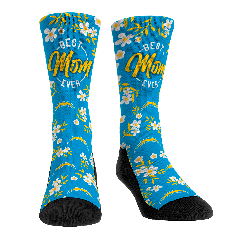 Los Angeles Chargers - Best Mom Floral