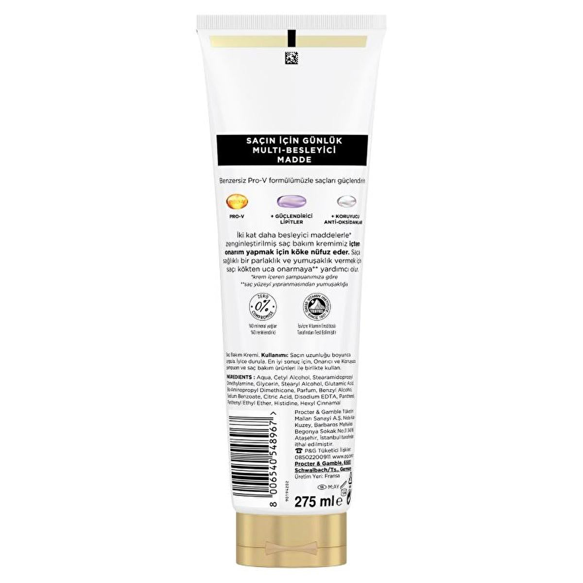Pantene Pro-V Hair Care Cream - Repairing Damage, Nourishing & Sustainable