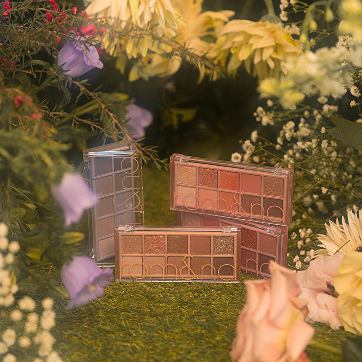 rom&nd Better Than Palette: Light & Glitter Garden - Versatile Eyeshadow Palette for Stunning Eye Makeup, Long-Lasting, Shimmer & Matte Shades