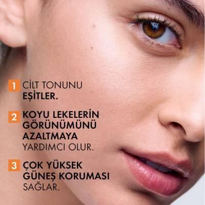 Vichy Tinted Sunscreen SPF50 - Anti-Dark Spots Care for Sensitive Skin, Paraben-Free & Hypoallergenic