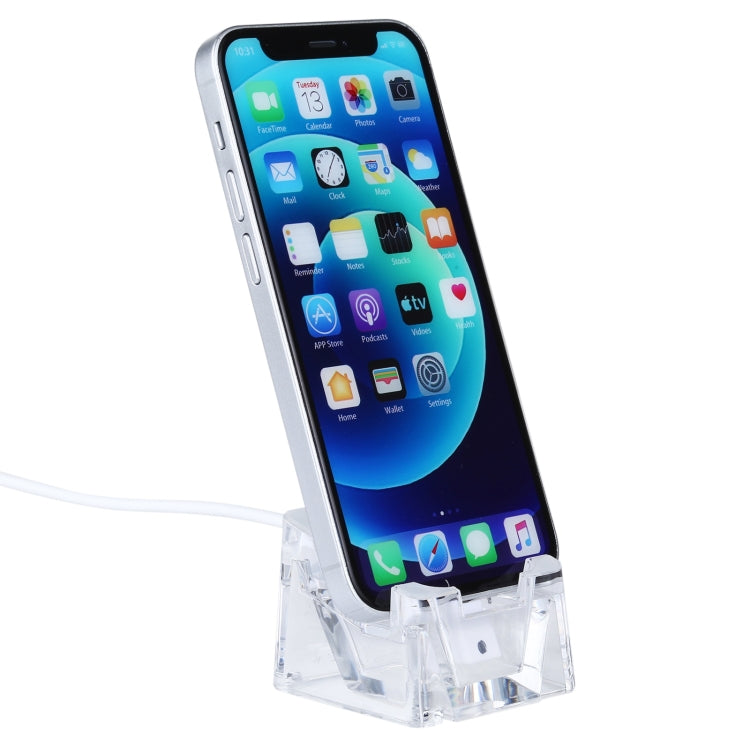 Mult-Port Security HUB + Mobile Phone Anti-theft Alarm Display Stand with Remote Control & 8 Pin Port for iPhone