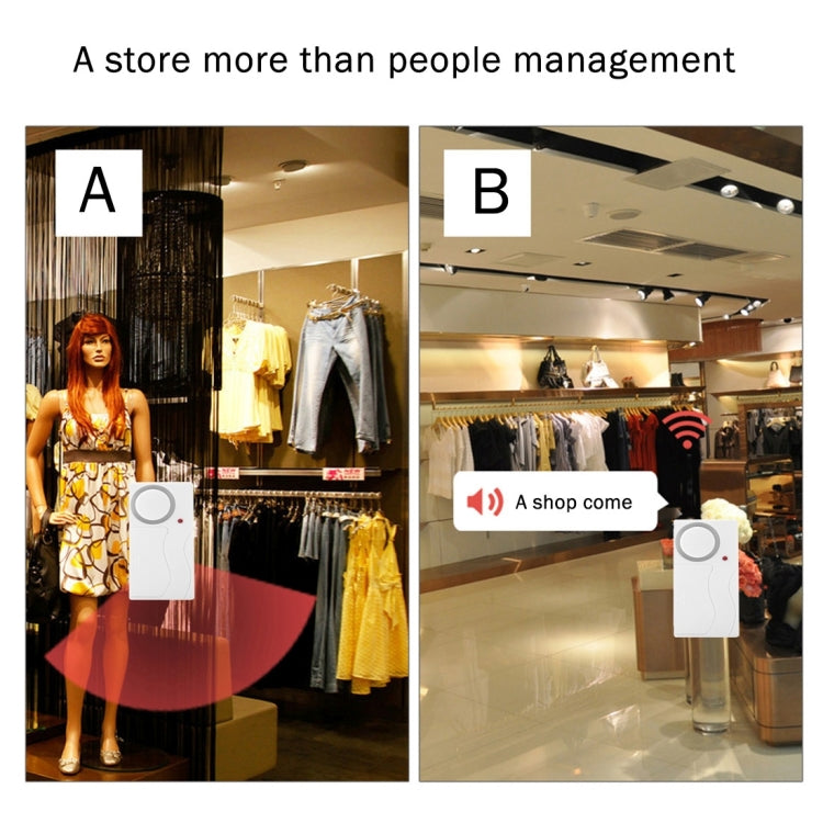 Home Security Wireless Remote Control Door Window Siren Magnetic Sensor Alarm Warning, 1 Remote Controller + 3 Magnetic Sensors