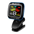 JOYO JMT-03 Portable Clip-on Guitar Tuner Metronome Supports MIC and CLIP Tuning Mode 2-in-1 360-Degree Rotating for Guitar Violin Ukulele (Black)