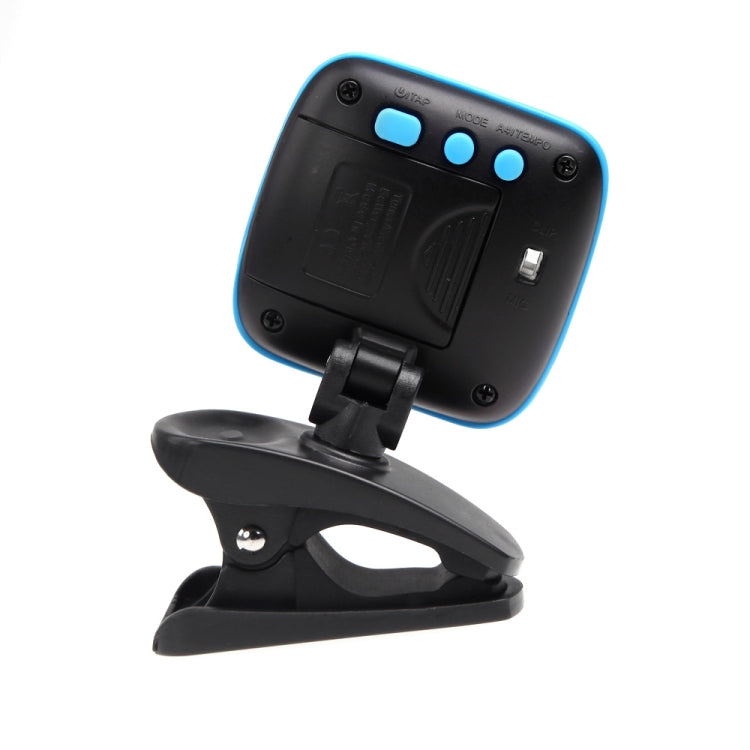 JOYO JMT-03 Portable Clip-on Guitar Tuner Metronome Supports MIC and CLIP Tuning Mode 2-in-1 360-Degree Rotating for Guitar Violin Ukulele (Black)