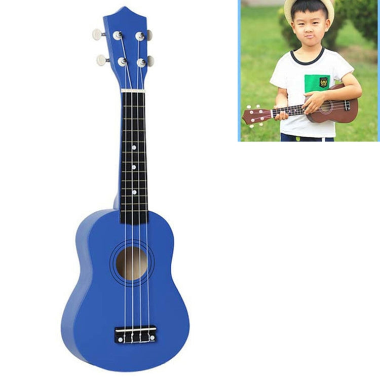 HM100 21 inch Basswood Ukulele Children Musical Enlightenment Instrument(Blue)