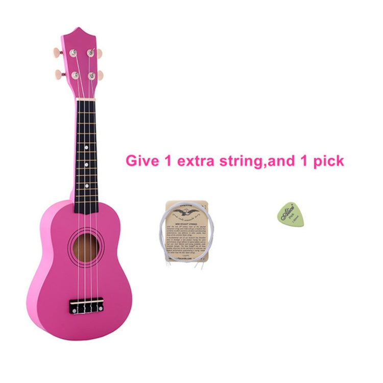 HM100 21 inch Basswood Ukulele Children Musical Enlightenment Instrument(Magenta)