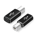 Type-C Female to MIDI Male Universal Adapter for Electronic Musical Instruments(Black)