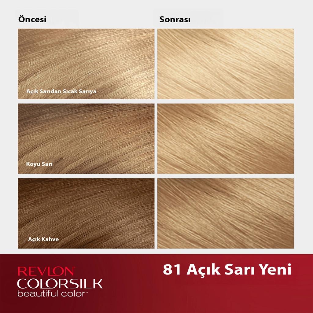 Revlon ColorSilk Beautiful Color Permanent Hair Color 81 Light Blonde