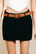 Braided Vegan Leather Belt