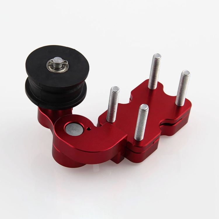 HC154 Motorcycle Modified Accessories Universal Aluminum Alloy Chain Adjuster(Black)