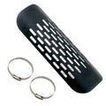 MB-EX014-S Motorcycle Modification Accessories Iron 75mm Exhaust Pipe Heat Shield for Kawasaki