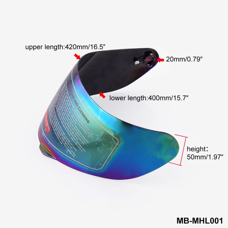 MB-MHL001 Motorcycle Helmet Shield Glasses Helmet Lens Full Face Visor Helmet Visor for AGV K3-SV K5(Colour)