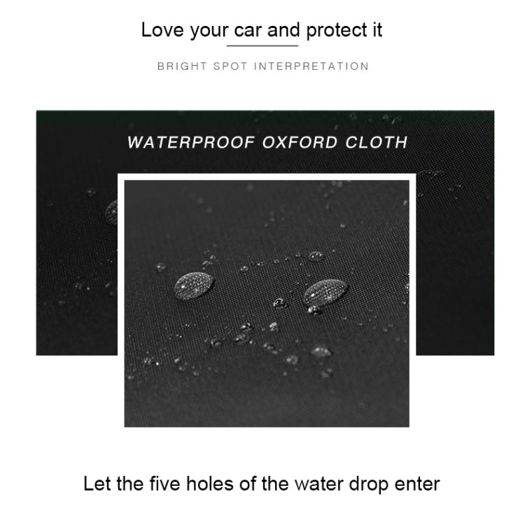 210D Oxford Cloth Motorcycle Electric Car Rainproof Dust-proof Cover, Size: XL (Silver)