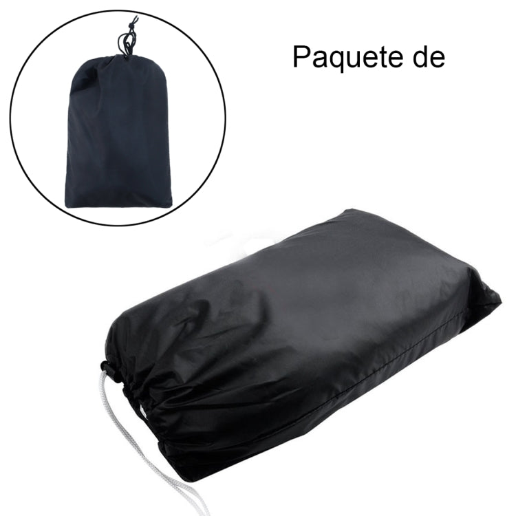 210D Oxford Cloth Motorcycle Electric Car Rainproof Dust-proof Cover, Size: L (Black Silver)