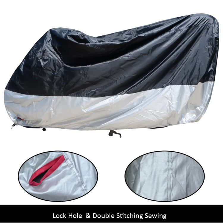 210D Oxford Cloth Motorcycle Electric Car Rainproof Dust-proof Cover, Size: L (Black)