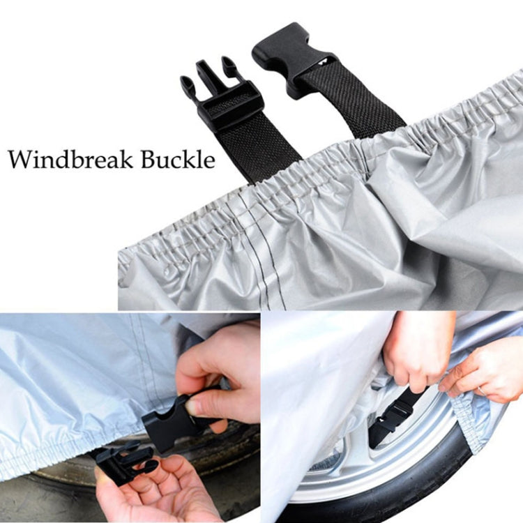 210D Oxford Cloth Motorcycle Electric Car Rainproof Dust-proof Cover, Size: L (Black)