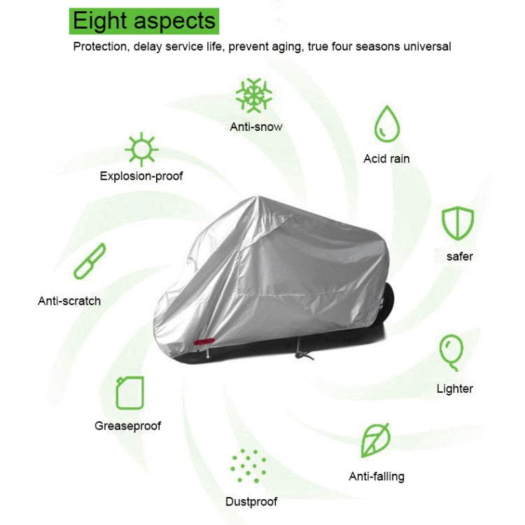 210D Oxford Cloth Motorcycle Electric Car Rainproof Dust-proof Cover, Size: L (Black)