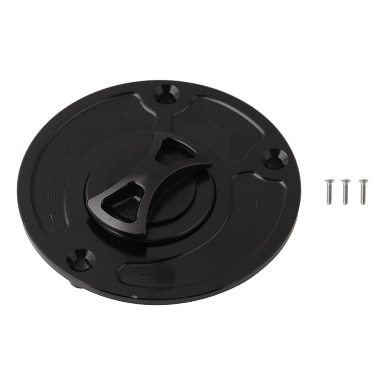 MB-OC029-BK Motorcycle Aluminum Oil Box Cover for Kawasaki FZX-6R / ZX-6RF 1-3 (Black)