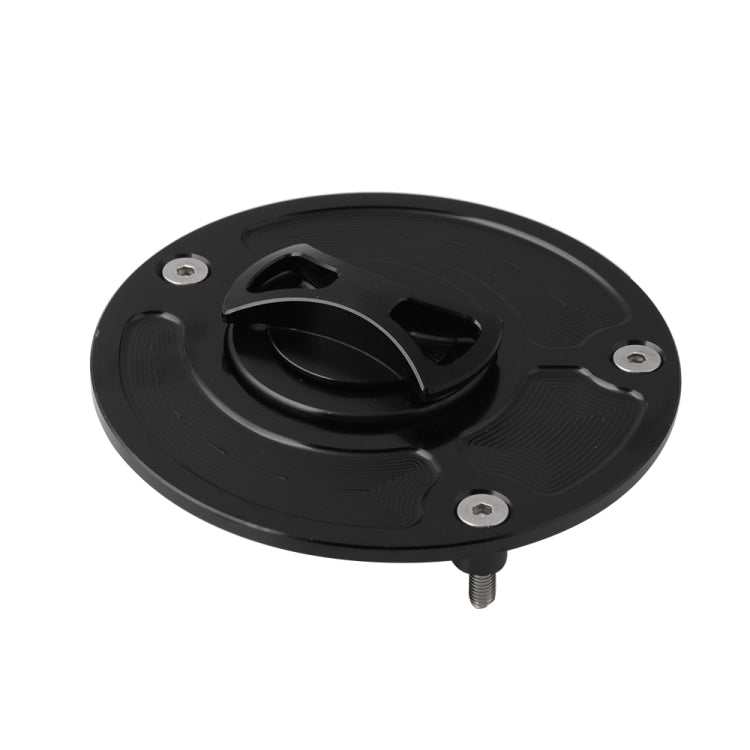MB-OC029-BK Motorcycle Aluminum Oil Box Cover for Kawasaki FZX-6R / ZX-6RF 1-3 (Black)