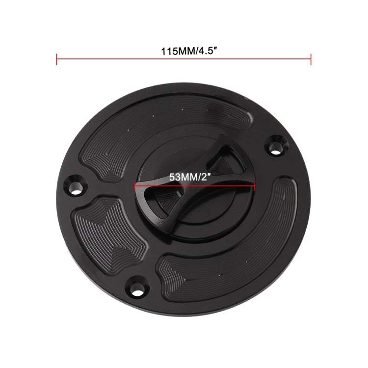 MB-OC029-BK Motorcycle Aluminum Oil Box Cover for Kawasaki FZX-6R / ZX-6RF 1-3 (Black)