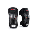 Motolsg 2 in 1 Elbow Pads Outdoor Sports Hiking Ski Motorcycle Bicycle Riding Protective Gear with Reflective Strip (Black)