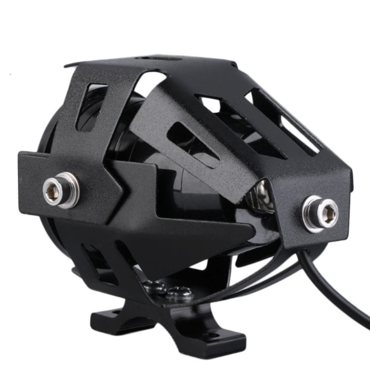U7 10W 1000LM LED Waterproof IP67 Headlamp Light with Angel Eyes Light for Motorcycle / SUV, DC 12V