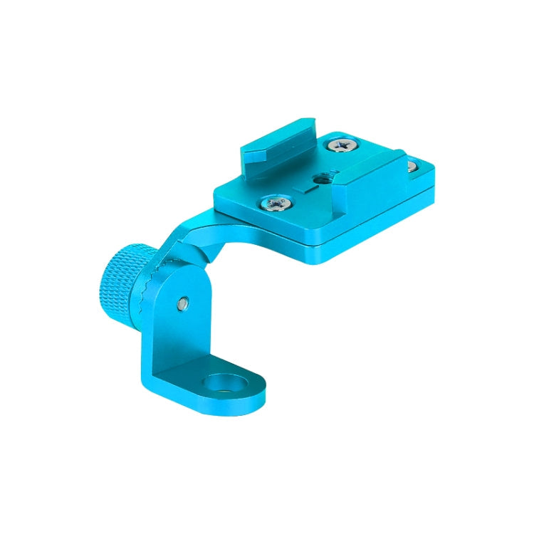 RUIGPRO Motorcycle Handlebar Alloy Phone Bracket for GoPro, Insta360, DJI and Other Action Cameras(Cyan)