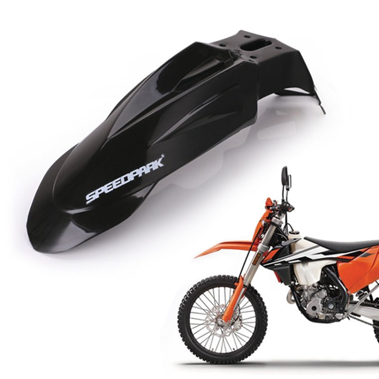 Speedpark Motorcycle Modified Front Wheel Fender Dustproof  Splash Flaps Mudguards for Yamaha / Suzuki / KTM (Black)