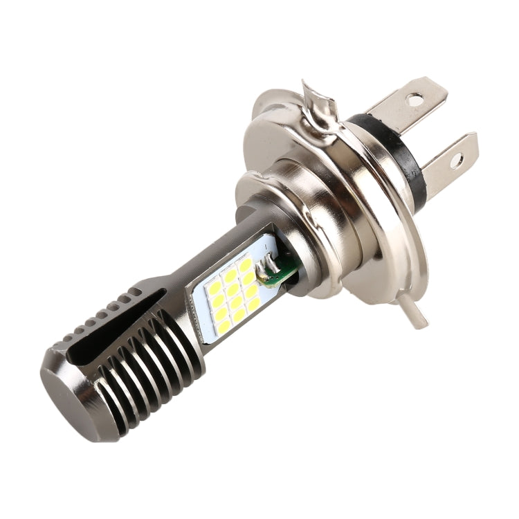 H4 DC12V / 7.4W Motorcycle LED Headlight with 24LEDs SMD-3030 Lamp Beads (White Light)