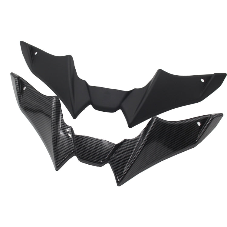 For Yamaha MT-09 2021-2023 Motorcycle Sport Downforce Naked Forntal Spoilers Aerodynamic Wing Deflector (Carbon Fiber Black)