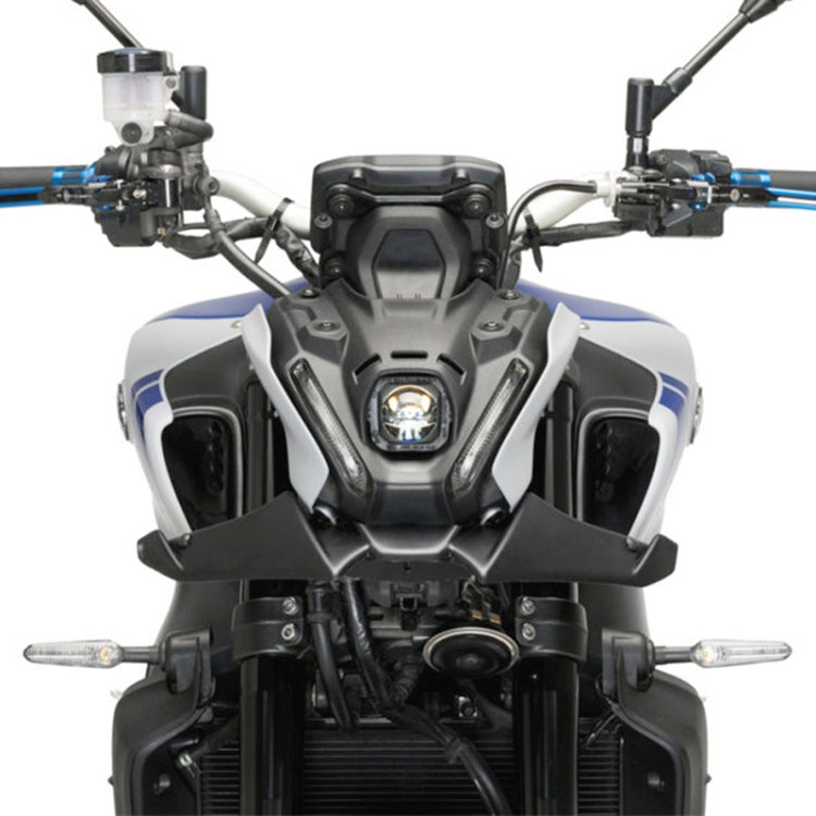 For Yamaha MT-09 2021-2023 Motorcycle Sport Downforce Naked Forntal Spoilers Aerodynamic Wing Deflector (Black)