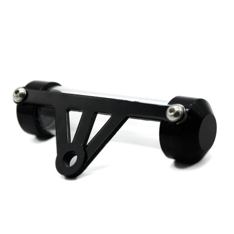 MP1001 Motorcycle Paper Car License Plate Placement Tube Waterproof Motorcycle Tax Tube Cylindrical Disc Paper Holder Air Vehicle License Plate Frame for Motorcycles(Black)