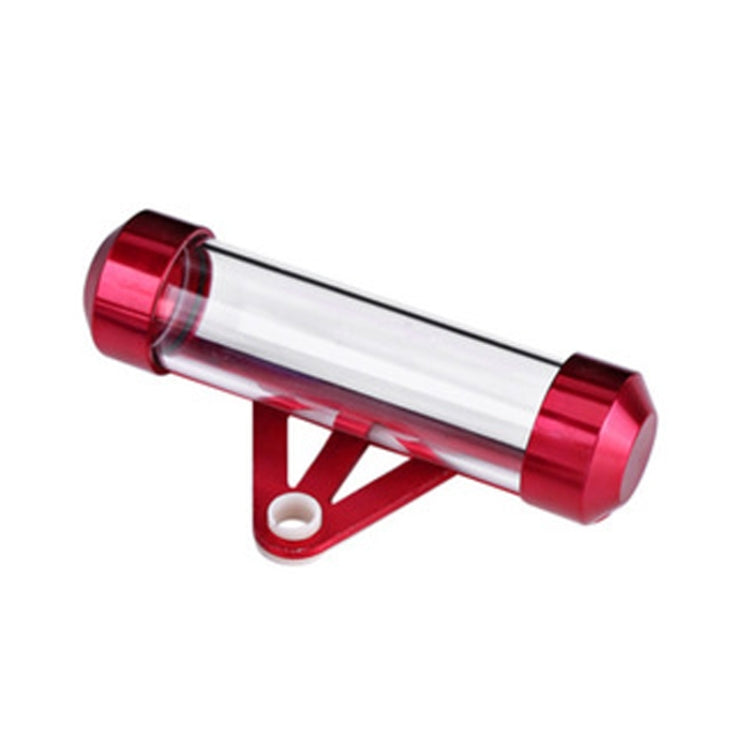 MP1001 Motorcycle Paper Car License Plate Placement Tube Waterproof Motorcycle Tax Tube Cylindrical Disc Paper Holder Air Vehicle License Plate Frame for Motorcycles(Red)
