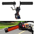 WUPP ZH-983C1 Motorcycle Modified Intelligent Electric Heating Hand Cover Heated Grip Handlebar with Three Gear Temperature Control(Black)